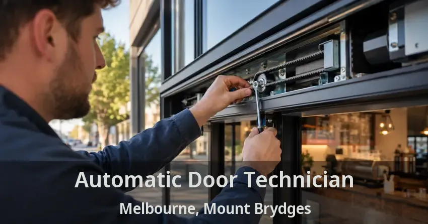 Automatic Door Technician Melbourne, Mount Brydges - ON
