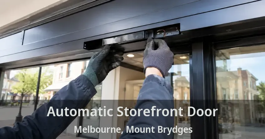 Automatic Storefront Door Melbourne, Mount Brydges - ON