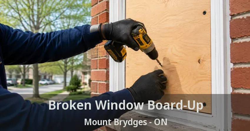 Broken Window Board-Up Mount Brydges - ON