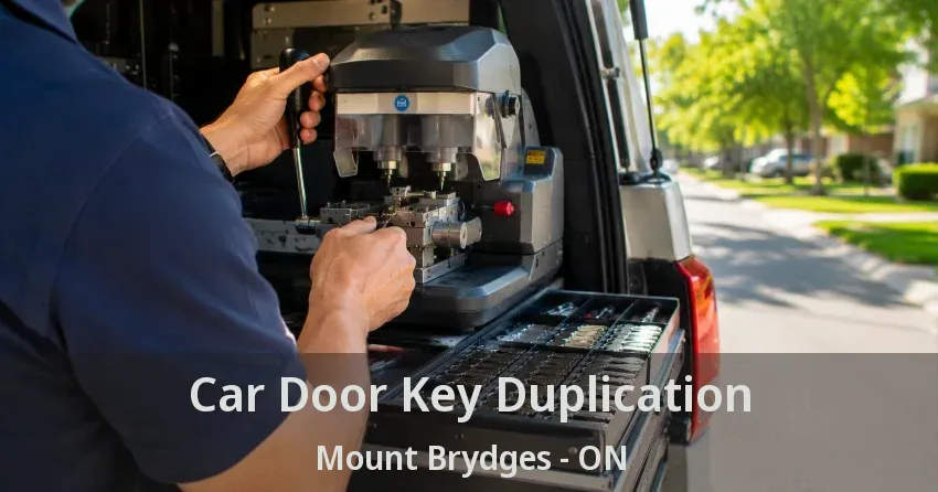 Car Door Key Duplication Mount Brydges - ON