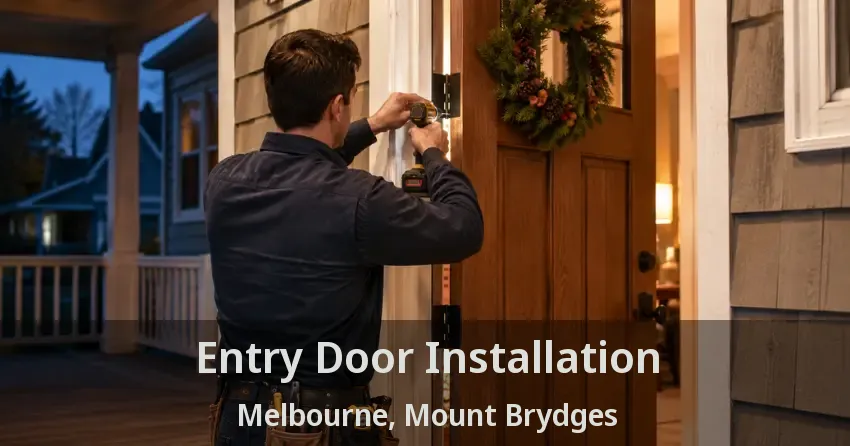 Entry Door Installation Melbourne, Mount Brydges - ON