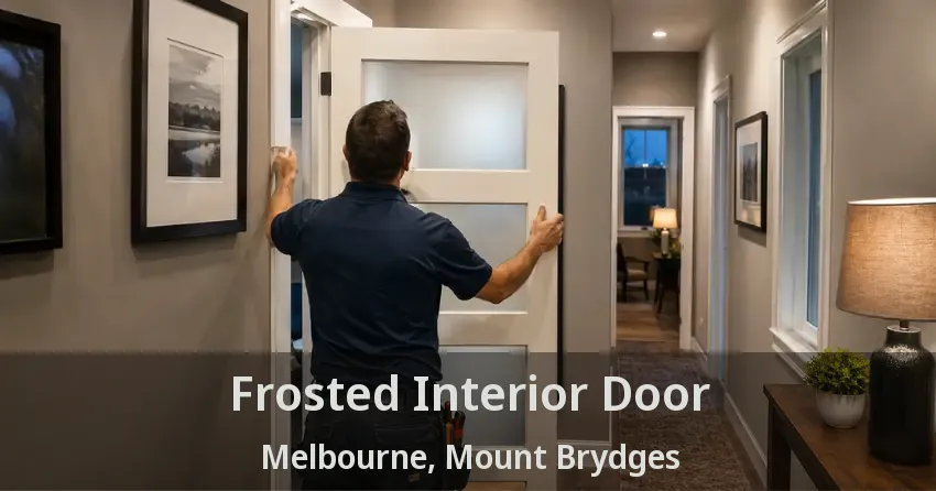 Frosted Interior Door Melbourne, Mount Brydges - ON