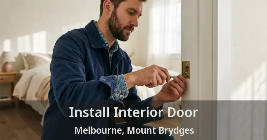 Install Interior Door Melbourne, Mount Brydges - ON