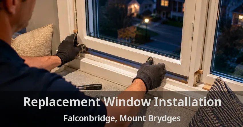 Replacement Window Installation Falconbridge, Mount Brydges - ON
