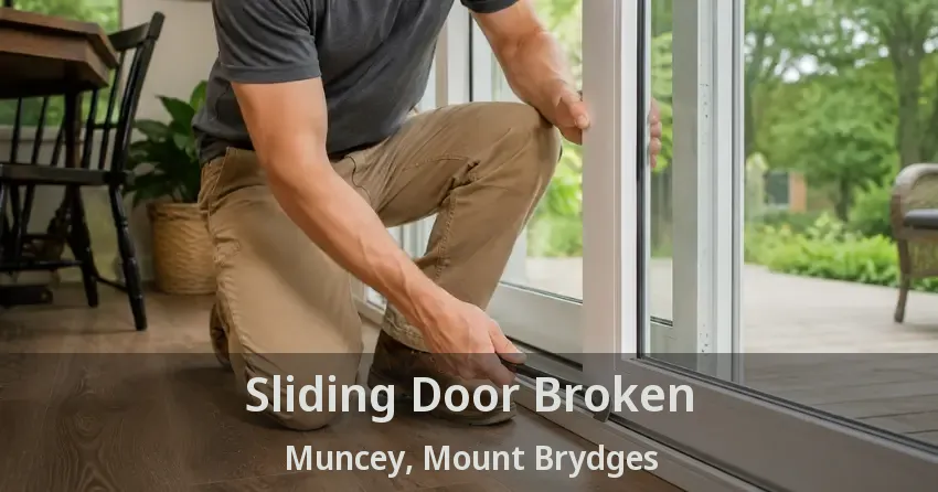 Sliding Door Broken Muncey, Mount Brydges - ON
