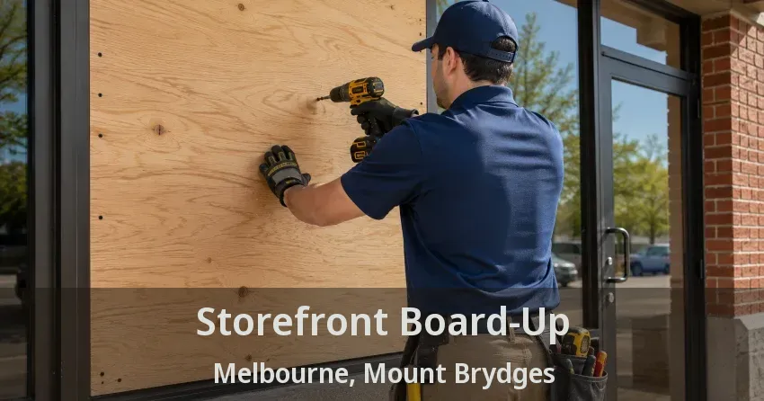 Storefront Board-Up Melbourne, Mount Brydges - ON