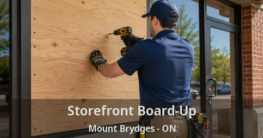 Storefront Board-Up Mount Brydges - ON