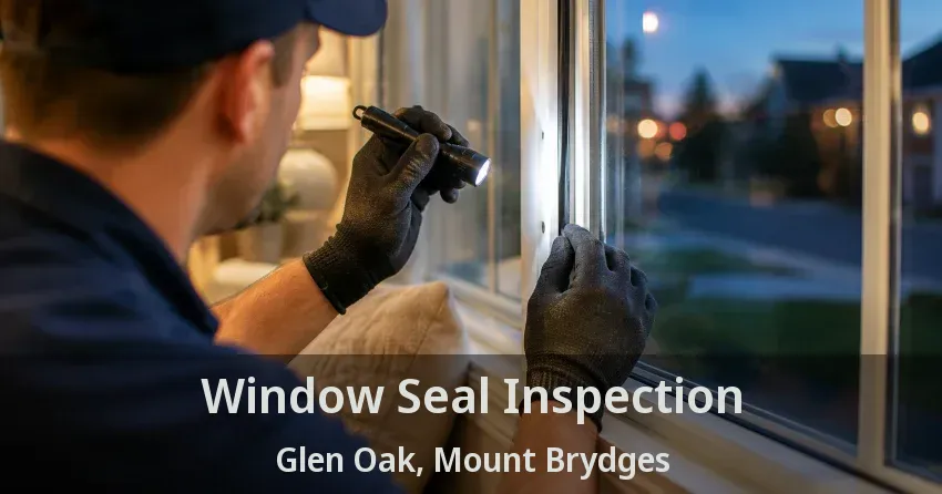 Window Seal Inspection Glen Oak, Mount Brydges - ON
