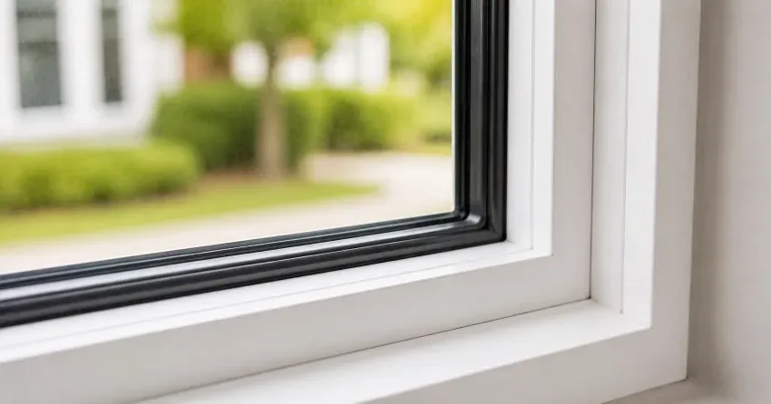 technician repairing window and door hardware in Glen Oak, Mount Brydges home