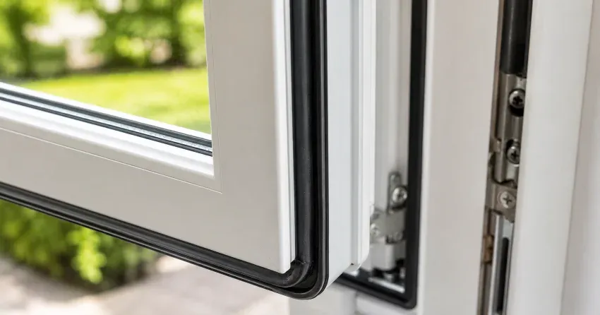 casement window cranked fully open in a Glen Oak, Mount Brydges home