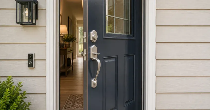 energy-efficient exterior door upgrade installation in Glen Oak, Mount Brydges