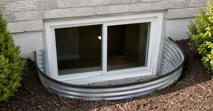 new casement kitchen window installed above sink in Mount Brydges